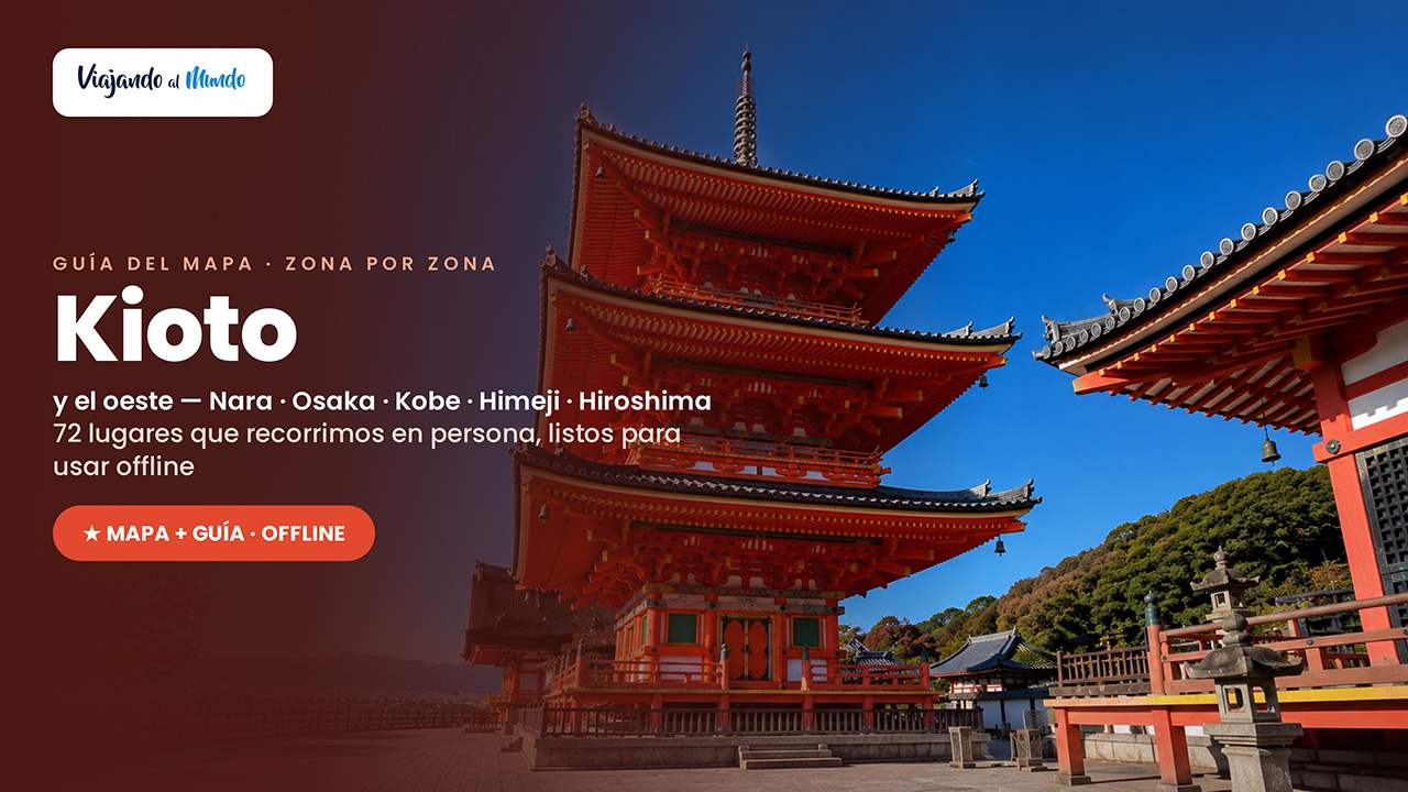 Kioto, Osaka y el oeste (mapa + guía)
